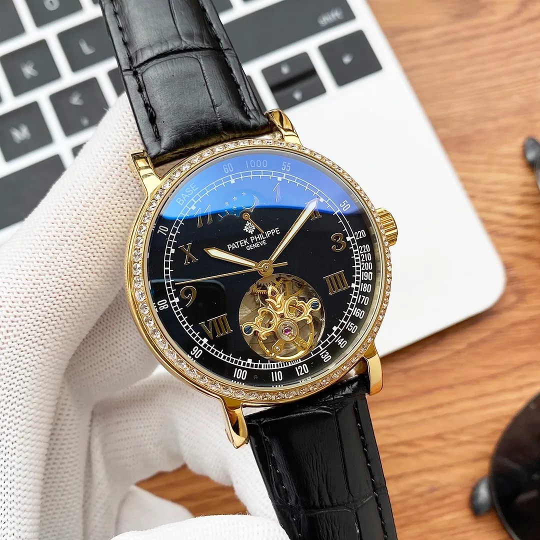 【High-end replica】💰1500! Patek Philippe - PATEK PHILPPE Type: [Cool] Men's Watch Case: 316 fine steel (high quality workmanship) Strap: Imported calfskin/316 fine steel (two options available) Movement: Imported Citizen 8215 modified deck mechanical movement (stable travel time) Material: Advanced reinforced coating mirror Size: Diameter 40mm Thickness 13mm